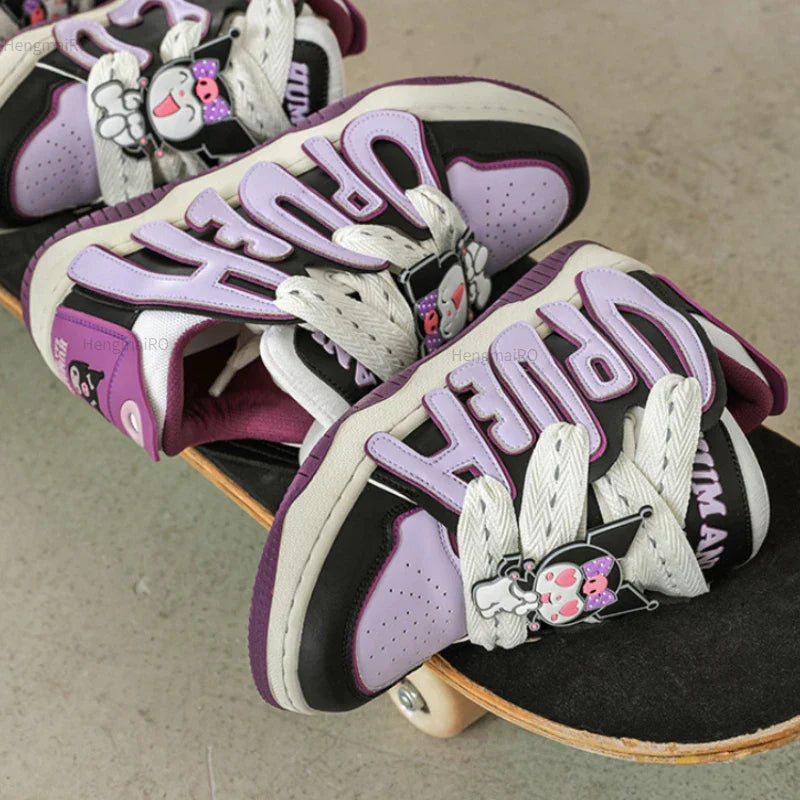 Y2K Punk Skater Letters Sneakers