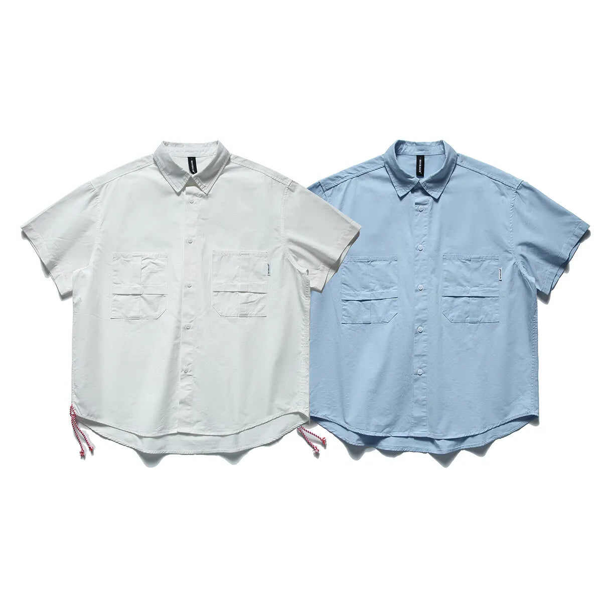 Solid Color Short Sleeve Shirt