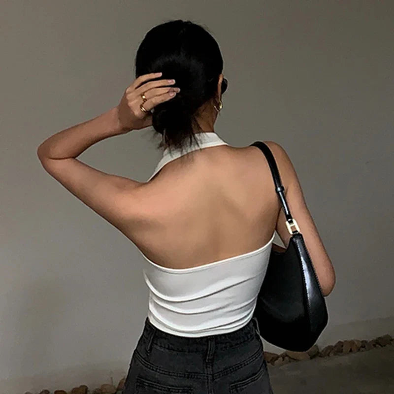 Backless Women's Summer Halter Top
