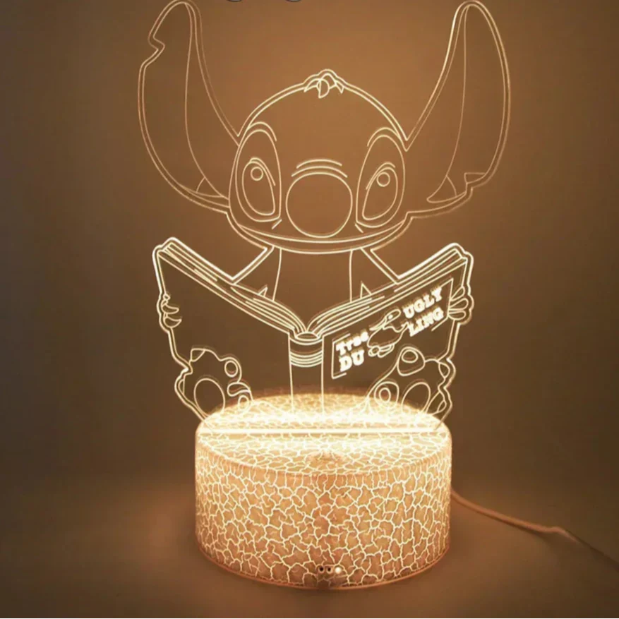 Led Cute Touch Lamp Anime Stitch