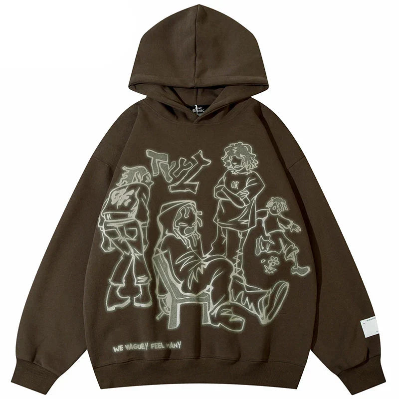 Cartoon Youth Life Hoodie