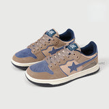 School Retro Multicolor Star Sneakers for Couples