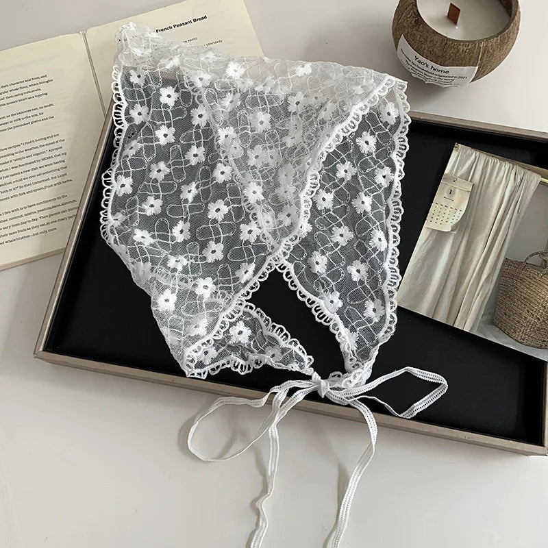 Women's Transparent Triangular Bandana