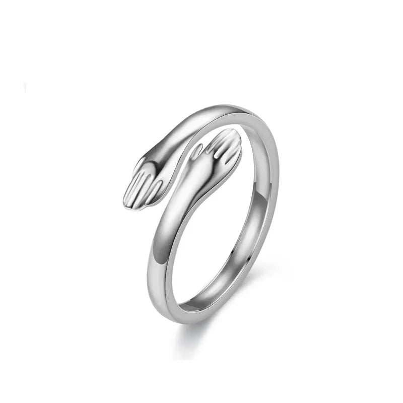 Anillo de manos haciendo signos