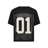 Breathable Crew Neck Jacquard Knit T-Shirt