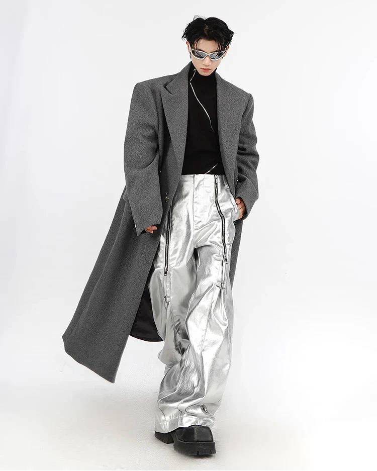 Cyperpunk Shiny Leather Pants