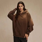 American Gradient Solid Color Pullover Hoodies