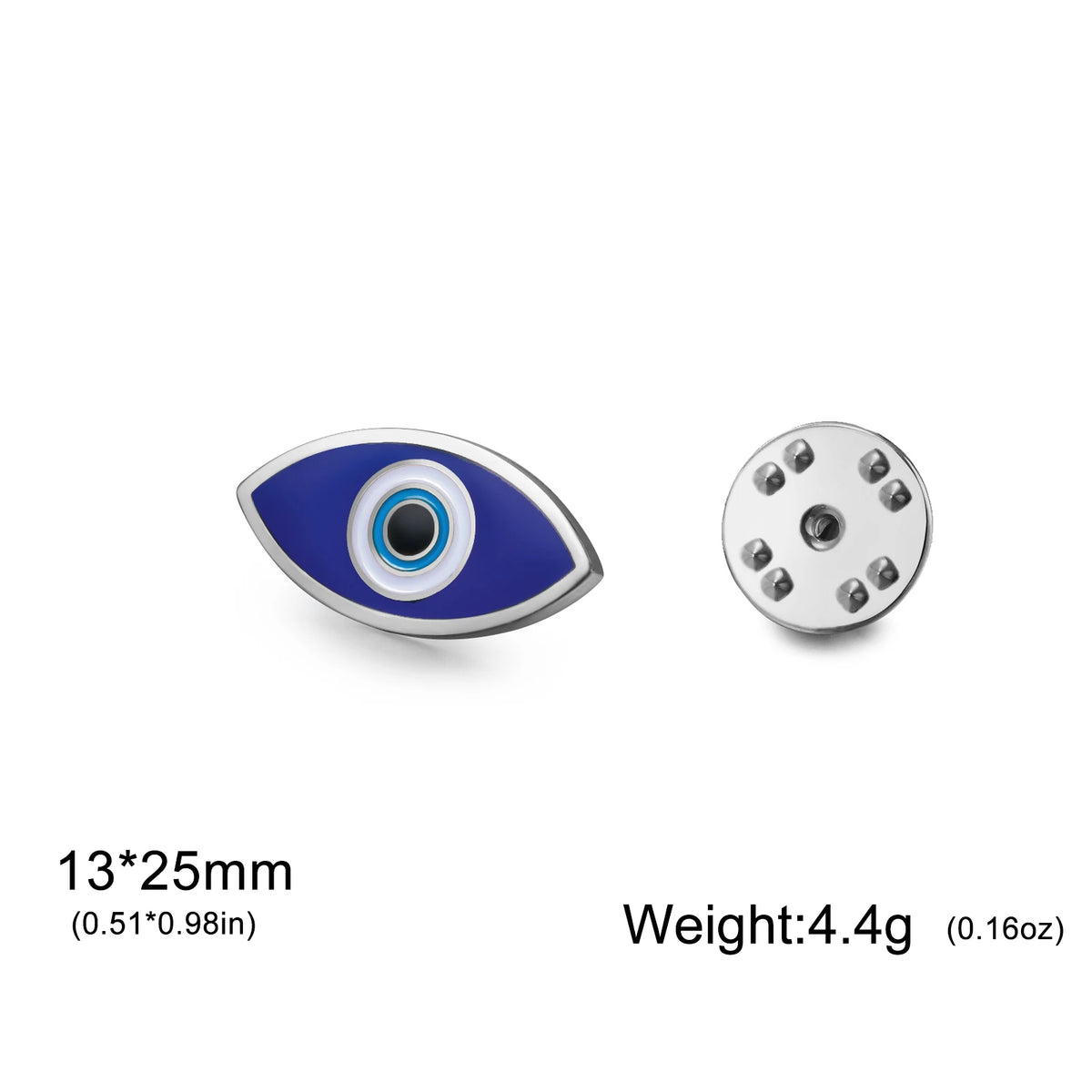 Lucky Blue Evil Eye Pin