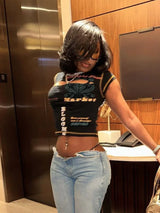 Baddie Core Cut Out Crop Top