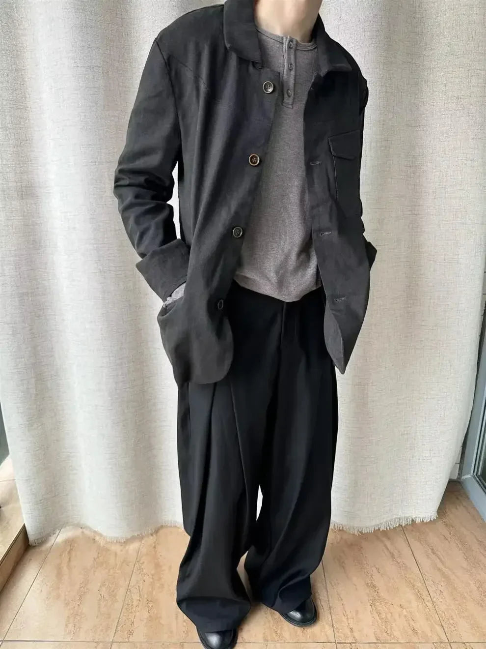 Wide Leg Deconstructed Jeans