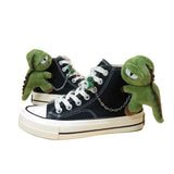 Weird Core Dinosaur Canvas Shoes