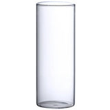 Vintage Minimalist Glass Vase Cylinder Flower