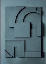 Nordic 3D Effect Geometric Painting Art
