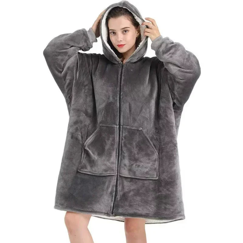 Comfy Hoodie Oversized Wearable Blanket