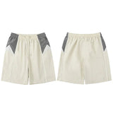 Hip-Hop-Streetwear Baggy Patchwork-Shorts