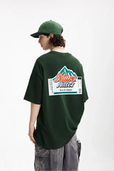 Nature Print Mountain T-Shirt