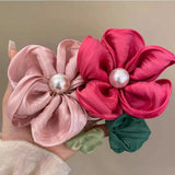 Summer Pearl Scrunchies Ponytail Holder