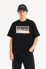 Dogs Print Dinner T-Shirt
