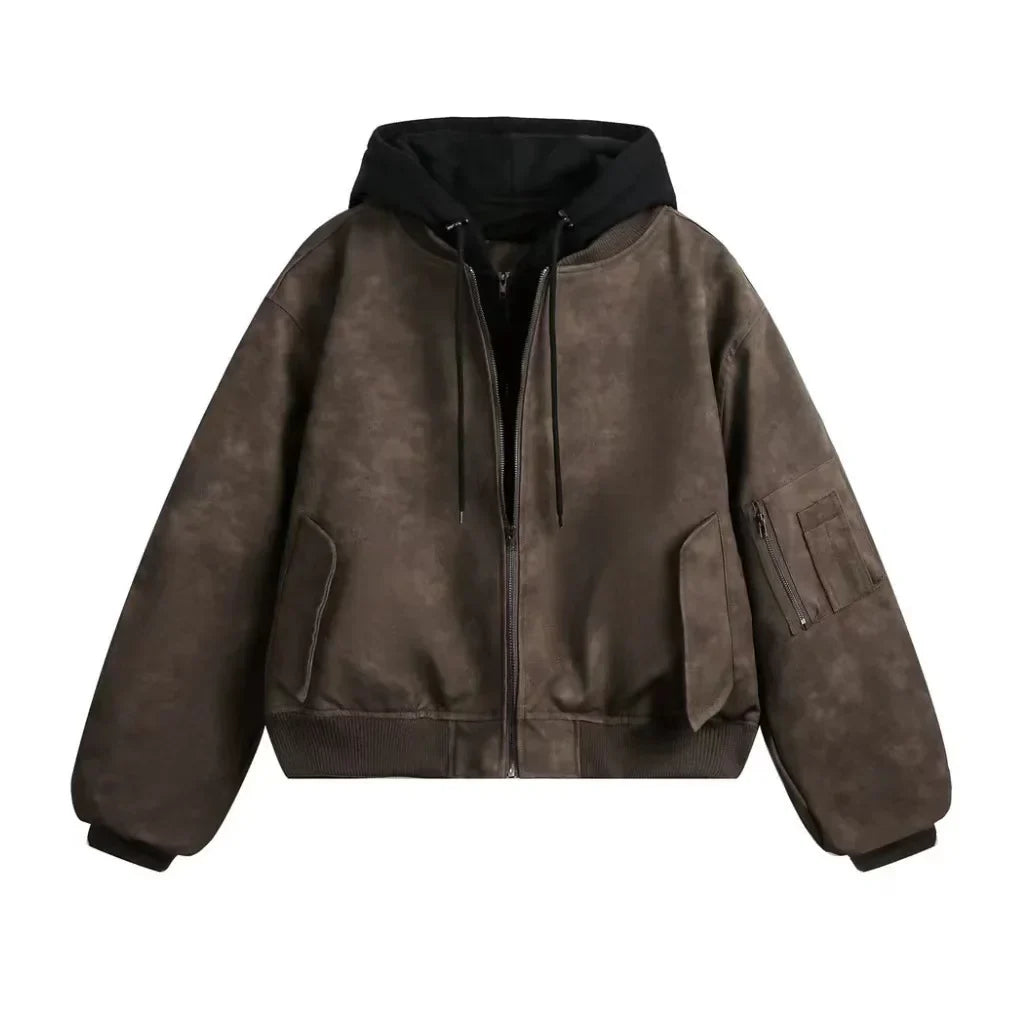 Two-layered Leather Jacket