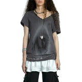 Grunge Aesthetics Graffiti Vintage T-Shirt
