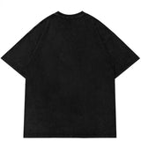 Graphic Half-Face T-Shirt