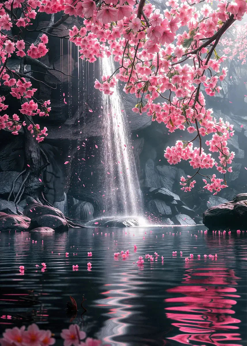 Japanese Cherry Blossoms Poster