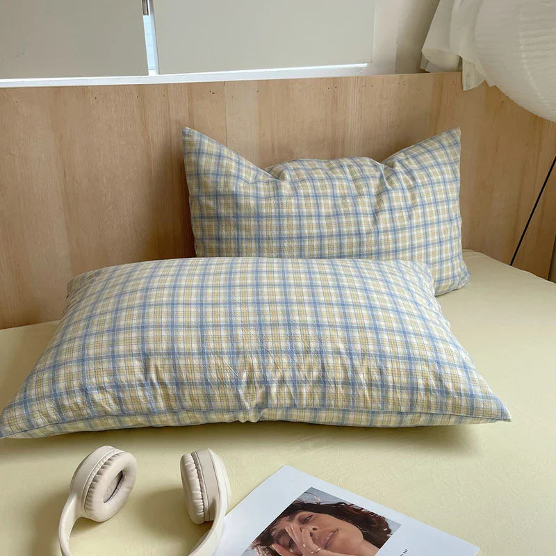 Cotton Pillowcase Colorful Stripe Pillow Case