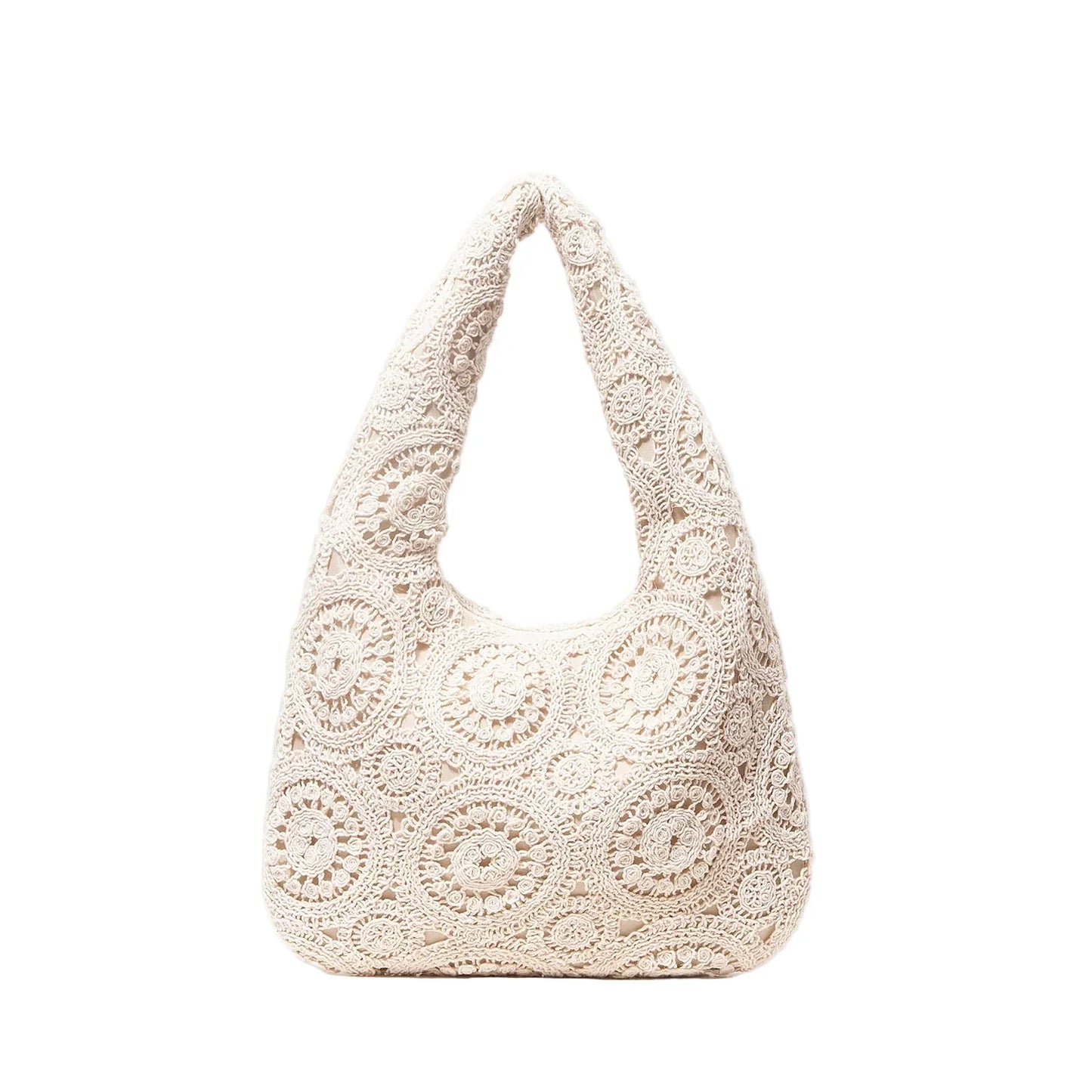 Bolso de Hombro de Patrón Vintage Calado