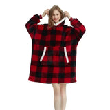 Winter Blanket Hoodie Oversized Sweatshirt