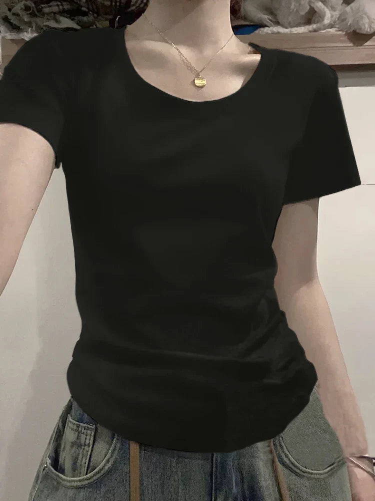 Women's Soft White T-shirt