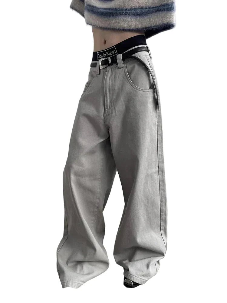 Y2K Ankle-length Baggy Jeans