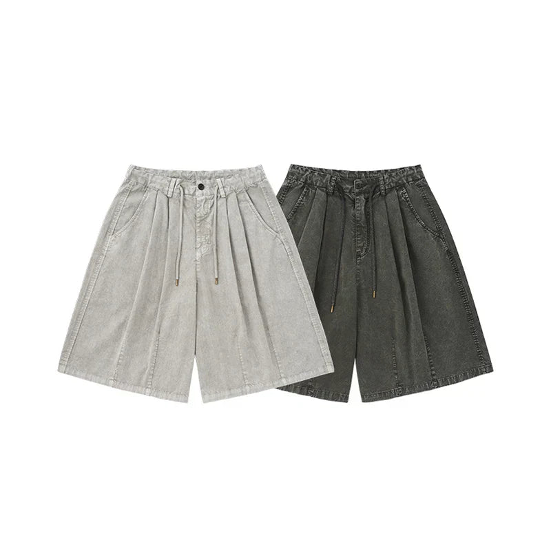 American Style Washed Cargo Jorts
