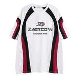 Colorful Street Short-Sleeved Sports T-Shirt
