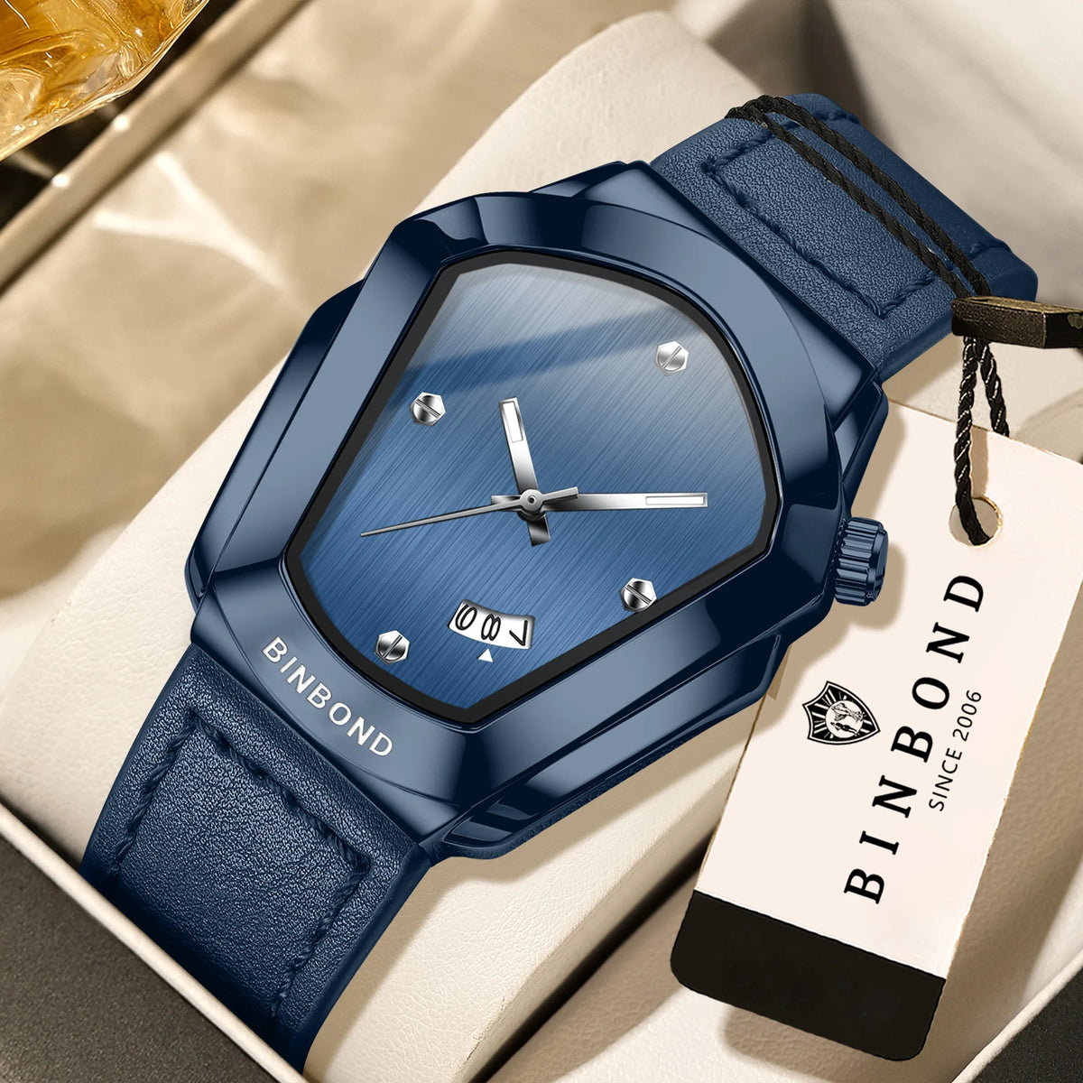 Motor‑cycle Style Dial Casual Watch