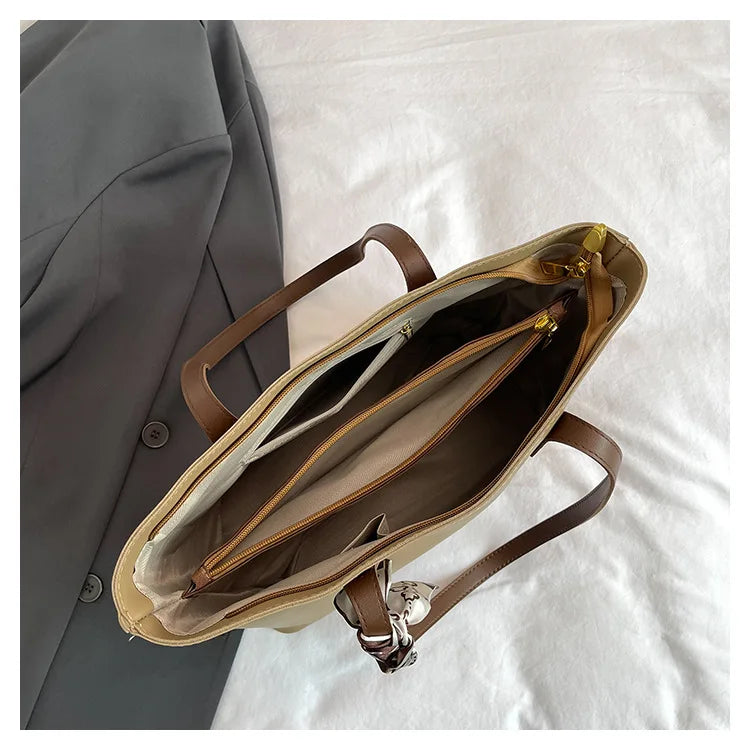 Fancy Corporate Girl Leather Shoulder Bag