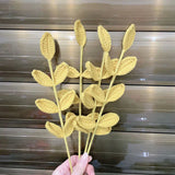 Hand-knitted Crochet Bouquet Woven Leaves Valentine's Day