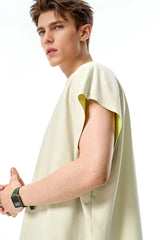 Trendy Dual Tone Tank T-Shirt