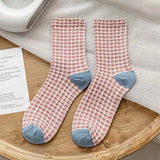 Plaid Retro Thick Socks