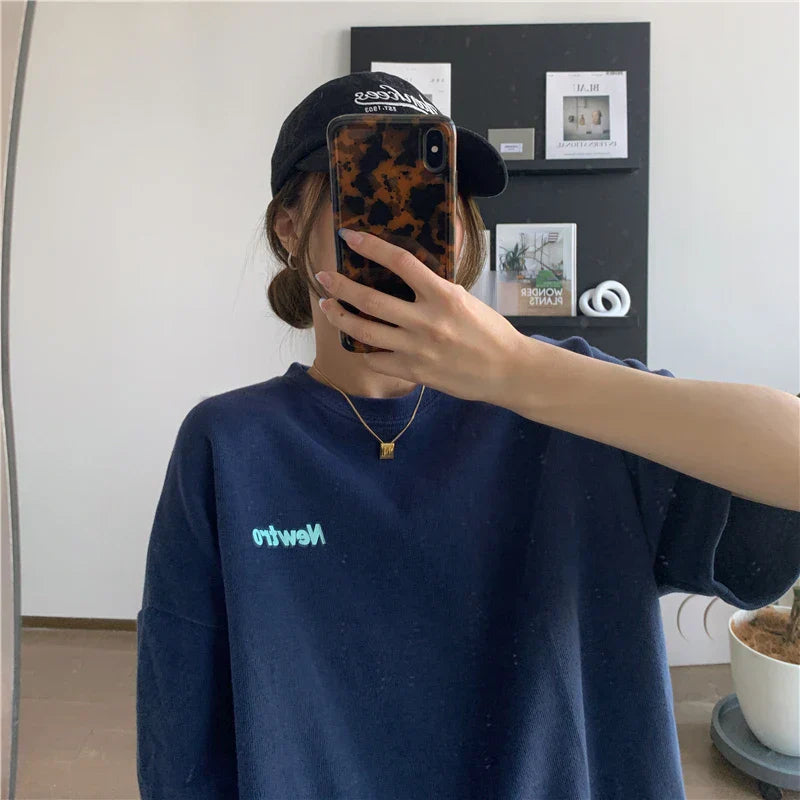 Women's Soft Girl Korean Summer  T-Shirt