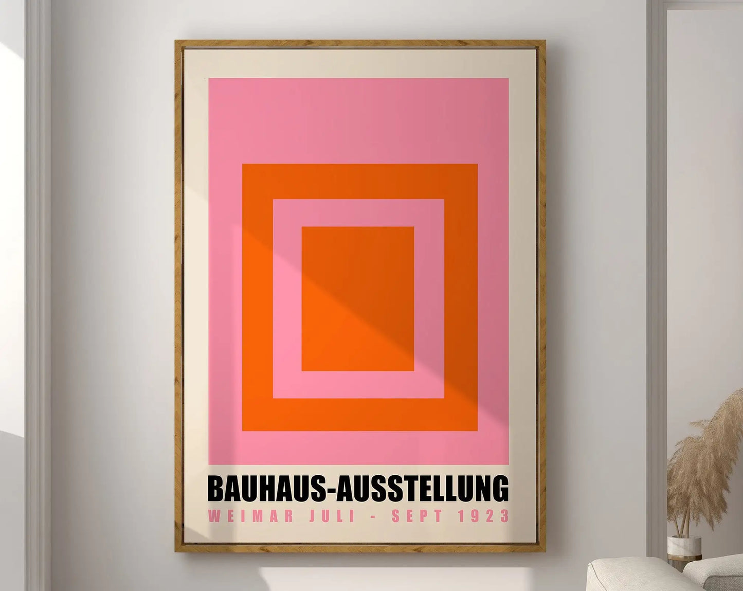 Modernist Geometric Canvas Poster