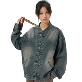 Blue Cotton Cowgirl Denim Jacket