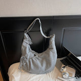 Korean Style Plaid Crossbody Bag