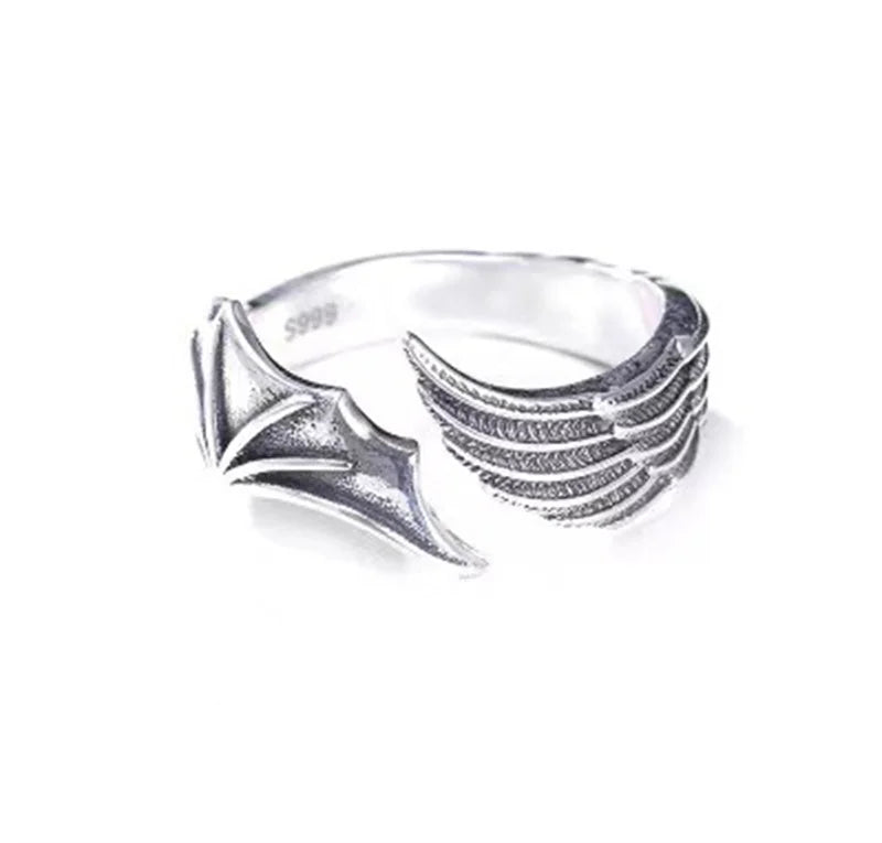Dragon Wings Gothic Punk Rings