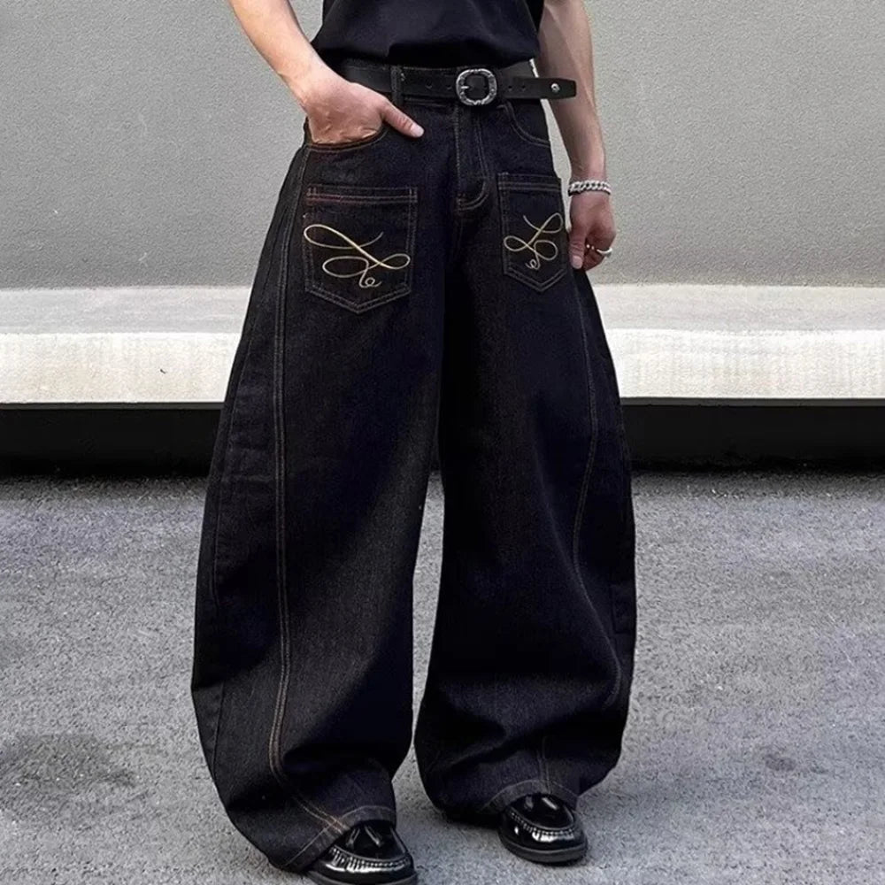 Y2K Decoration Loose Jeans