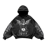 Y2K Flux Tribial Oversized Hoodie