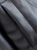 Women's Faux Leather Black Jacket