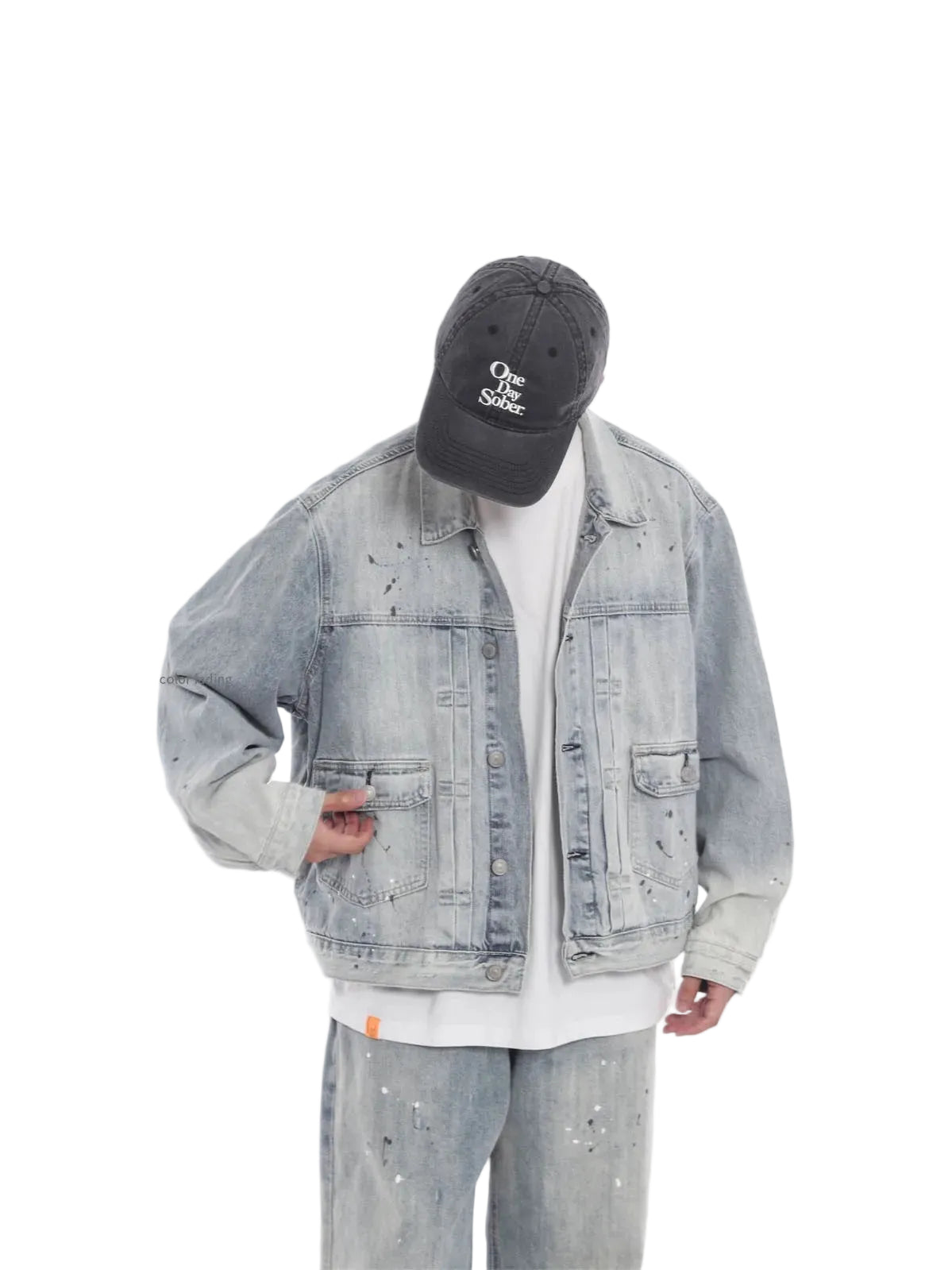 Y2K Double-Collared Denim Jacket