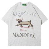 Creative Dog Graffiti T-Shirt