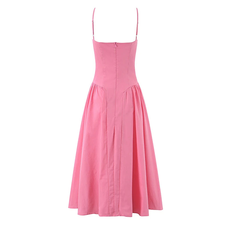 Sexy Rose Red Corset Dress