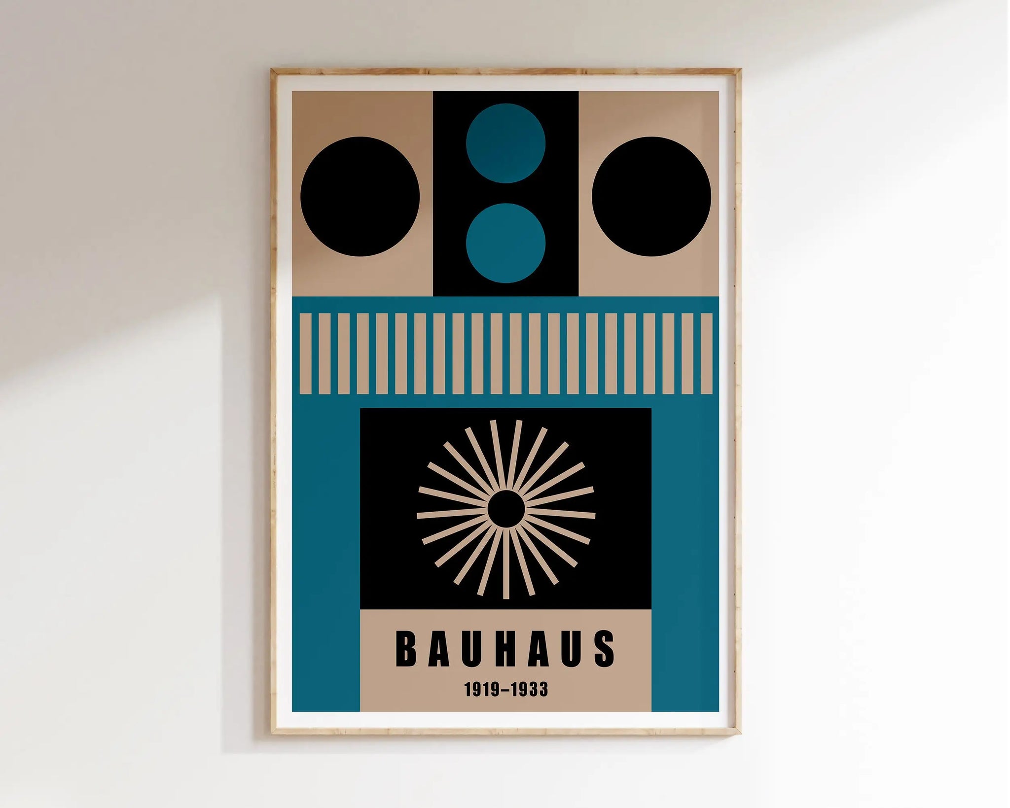 Modernist Geometric Canvas Poster